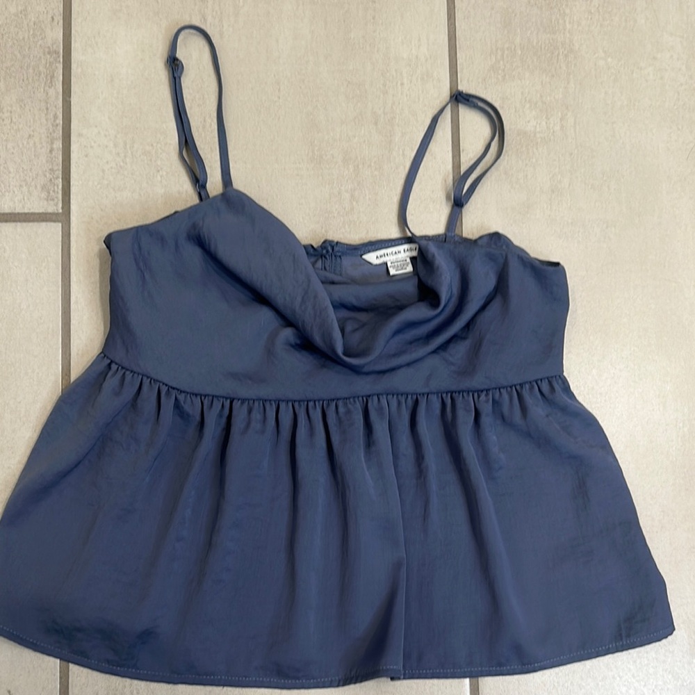 Navy Blue Women's Top